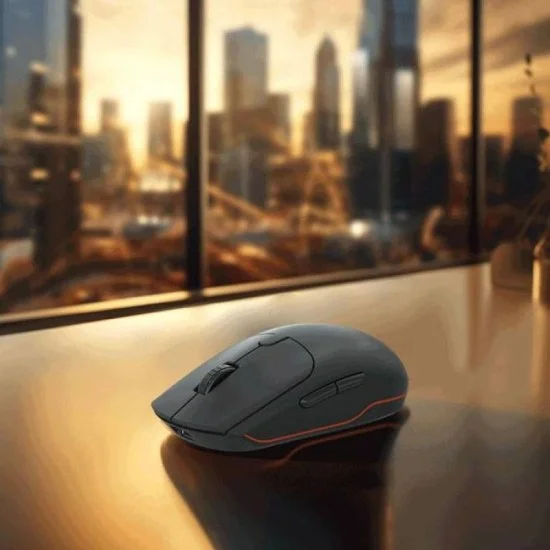 Porodo 6D Dual Mode Wireless Mouse - Black